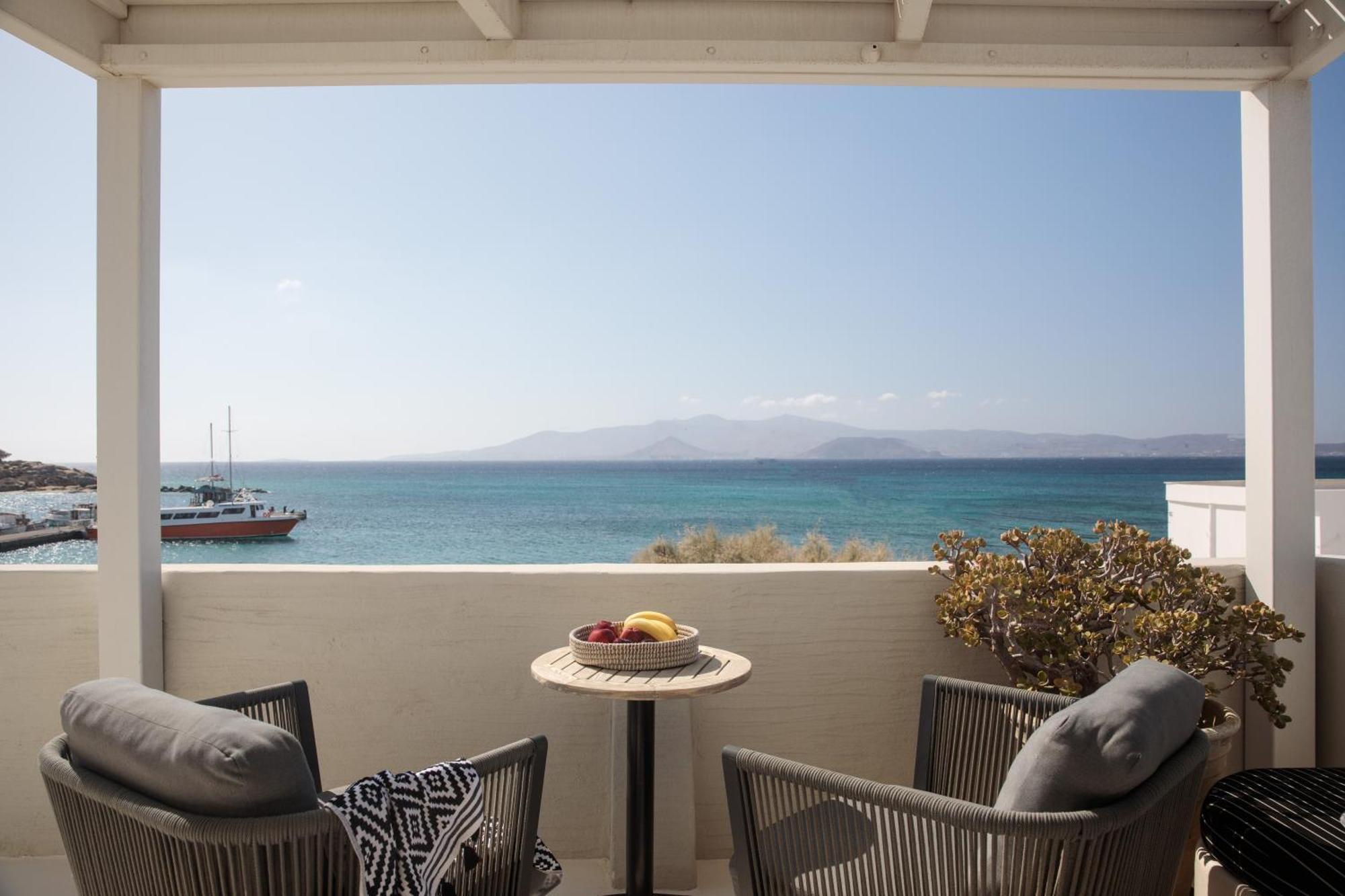 Iria Beach Art Hotel Agia Anna  Bagian luar foto