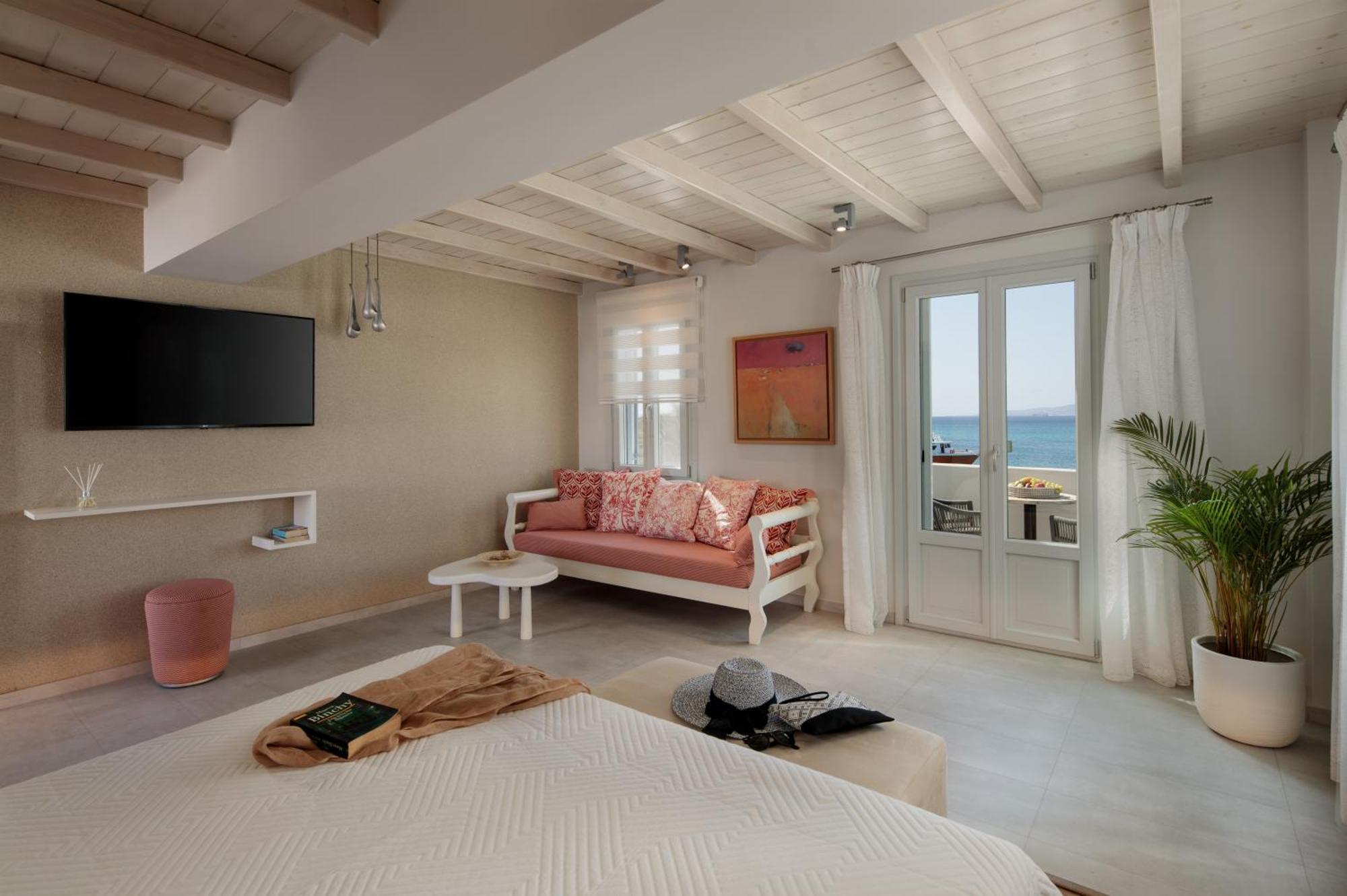 Iria Beach Art Hotel Agia Anna  Ruang foto