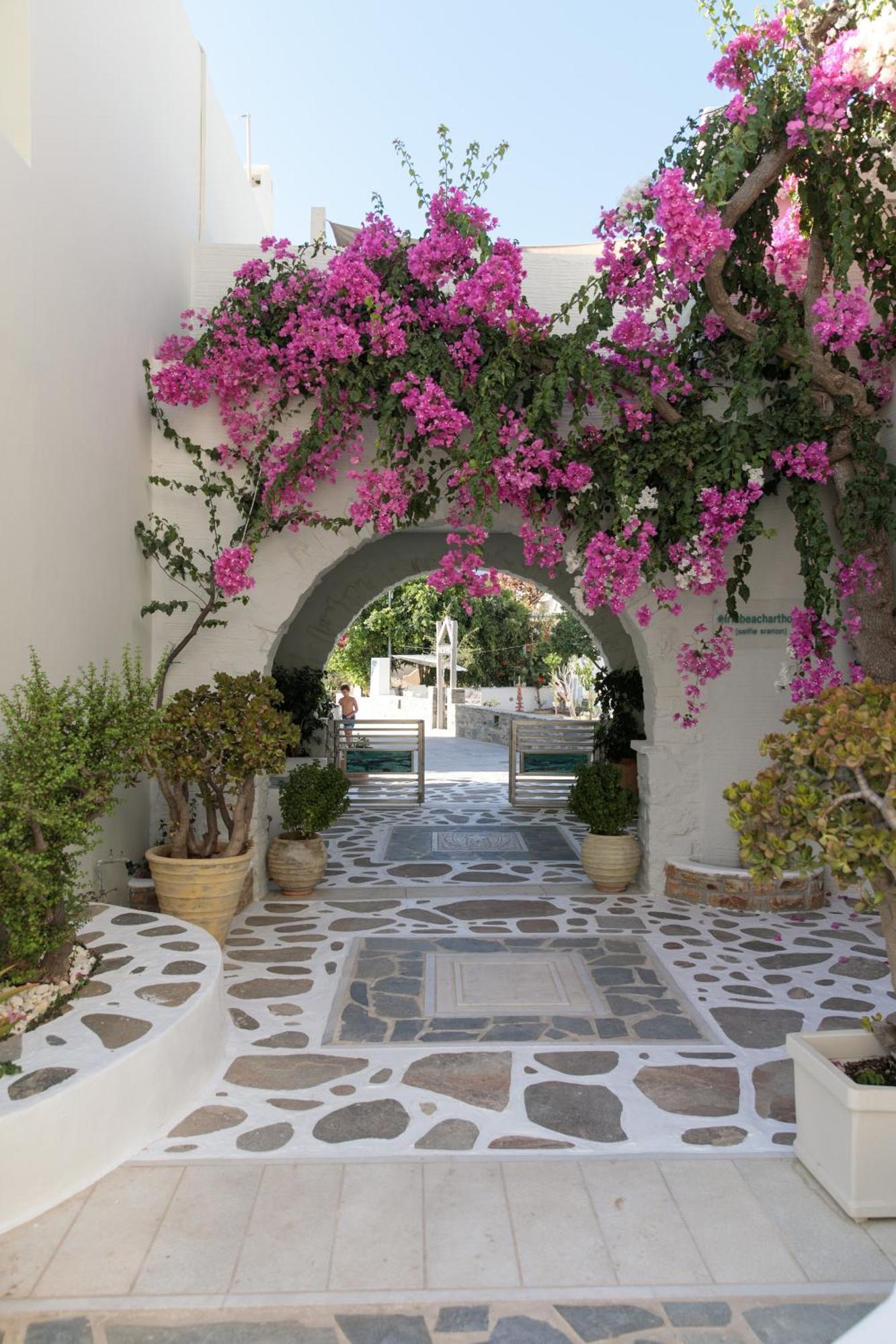 Iria Beach Art Hotel Agia Anna  Bagian luar foto
